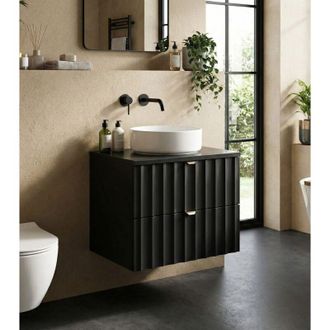 Badplaats Badplaats Mueble Bajo Para Lavabo Azore 60 X 35 X 47 Cm - Negro