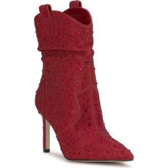 Jessica Simpson Evgena 2 Bootie in Red Muse at Nordstrom Rack, Size 12