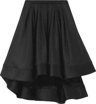 Proenza Schouler Zijden Nylon Taft Rok - Dames - Korte rokken - Zwart - M - Nylon - Rokken