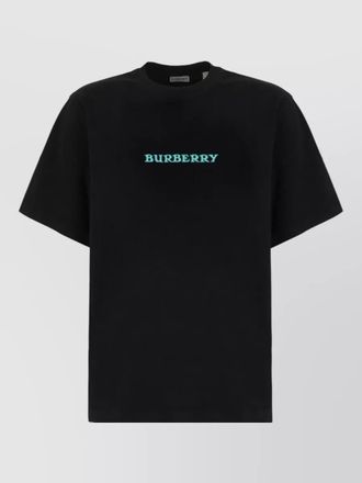 Burberry cotton crew neck t shirt graphic print