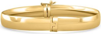 Pompeii3 8mm Polished Bangle Bracelet 18k Yellow Gold Over Silver