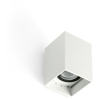Faro Barcelona Kov 1l Aplique De Pared Cuadrado Blanco 3000k 34&deg; 71792-133