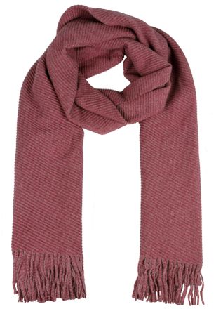 Capelli Modeschal CAPELLI NEW YORK, Damen, mauve, Polyester, Strukturmuster, unifarben, Modet&uuml;cher Modeschal, Fransenkante, w&auml;rmend