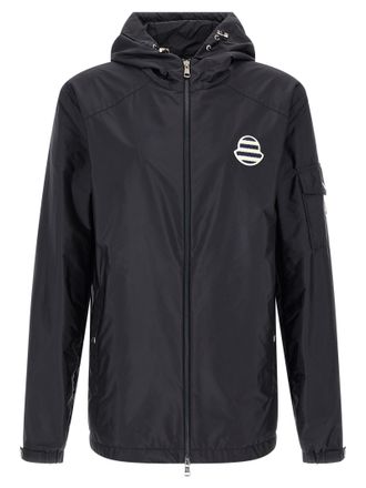 Moncler Blue Polyamide Shell Mens Jacket
