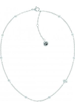 Tommy Hilfiger Womens 2780818 Ladies Necklace - Silver Stainless Steel - One Size
