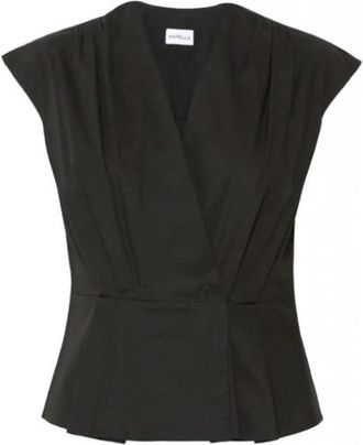 Marella Tops > Mouwloze Tops - Dames - Tops zonder mouwen - Zwart - M - Tops