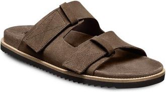 Allen Edmonds Seagrove Slide Sandal in Chocolate Suede at Nordstrom, Size 11