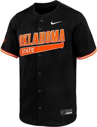 Nike Oklahoma State Big Kids Nike Dri-FIT College Limited Baseball Jersey in Black | P33621J609OKST-OKS