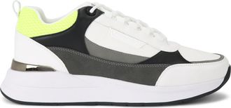 Kurt Geiger Mens Johnno Sneakers - White - Size UK 12