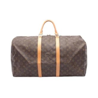 Louis Vuitton Pre-owned Weekend Bags, unisex, Brown, Size: ONE SIZE Pre-owned Keepall55 Monogram Boston Bag