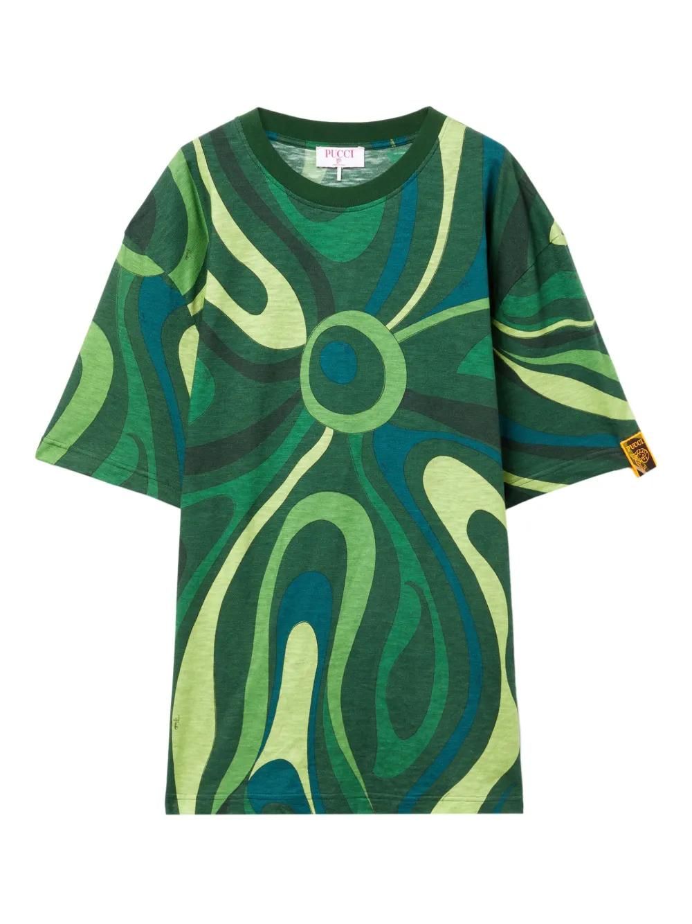 Pucci top: geometric print top & more prints | Pucci