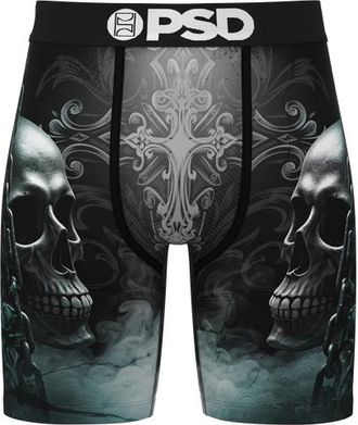 PSD Mens Graphic Briefs - Teal/Gray/Black Size XL