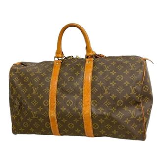 Louis Vuitton Vintage, unisex, Bruin, ONE Size, Pre-owned Boston Bag
