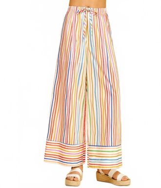 Pinch Design Stripe Wide Leg Pant In Multi