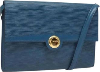 Louis Vuitton Pre-owned Cross Body Bags, female, Blue, Size: ONE SIZE Pre-owned Epi Pochette Arche