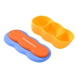 OEM Fiambrera Bentos Para Estudiantes, Dise&ntilde;o Amarillo/azul
