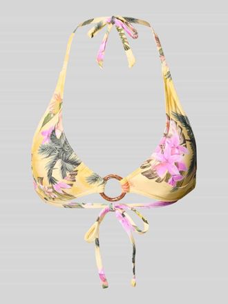 Banana Moon Banana Moon Bikini-Oberteil im Allover-Look Modell Minew Triangle in GELB, Gr&ouml;&szlig;e XL