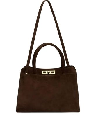 Fabiana Filippi suede tote bag - women - Calf Suede - One Size - Brown