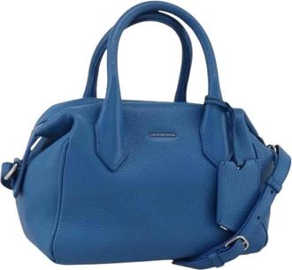Balenciaga Pre-owned Handbags, female, Blue, Size: ONE SIZE Pre-owned Vintage Hand Bag