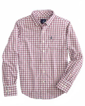 Johnnie-O Mens Mead Button Down Shirt In Crimson