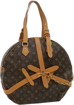 Louis Vuitton Pre-owned Trunk Bag - Dames - Vintage Handtas - Bruin - ONE Size - Leer - Vintage