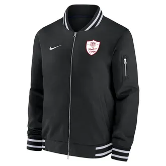 Nike Mens College (Morehouse College) Bomber Jacket in Black | M62424MORE25-BLK