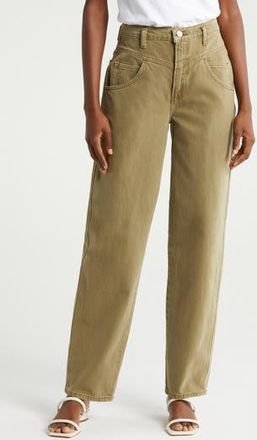 Frame Denim 90s Utility Loose Fit Jeans in Washed Summer Sage at Nordstrom Rack, Size 30