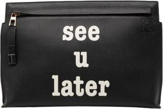 Loewe Pre-owned Clutches, female, Black, Size: ONE SIZE Pre-owned Clutch Bag