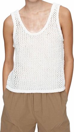 Marle Nova Top In Blanc