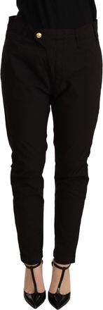 Cycle Mid Waist BAGGY Fit Skinny Womens Trouser