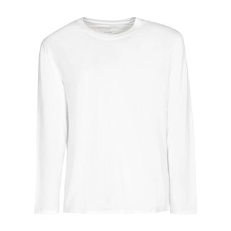 Majestic Filatures Tops, Heren, Wit, L, Majestic Filatures T-shirts en Polos Wit