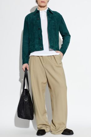 Paul Smith Suede Jacket, Mens, Green