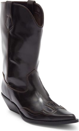 Abound Britta Western Boot in Brown Chocolate at Nordstrom Rack, Size 5.5