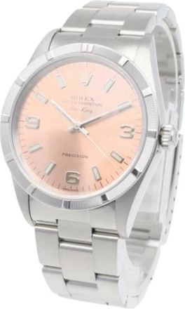 Rolex Pre-owned Vintage 14010M Polshorloge - Heren - Vintage Horloges - Roze - ONE Size - Vintage