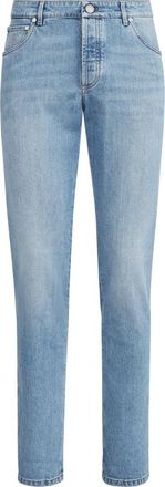 Brunello Cucinelli Comfort denim trousers in Light Denim at Nordstrom, Size 62 It