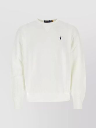 Polo Ralph Lauren oversize v-neck sweatshirt with ribbed cuffs and hem
