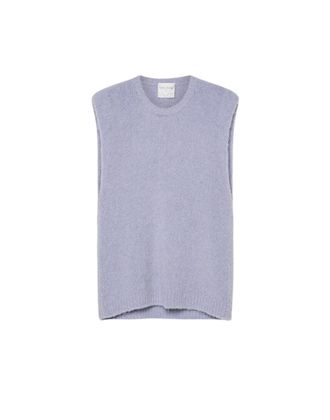 Forte_Forte Baby Alpaca Suri Wool Oversized Knit Vest