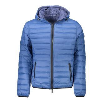 U.S.Polo Association Blauwe Nylon Herenjas - Heren - Winterjassen - Blauw - XL - Nylon - Jassen