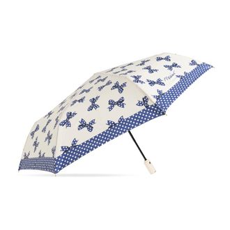 Moschino Accessoires, unisex, Beige, ONE Size, Polyester, Openclose Bedrukte Paraplu