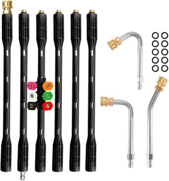 OEM P&eacute;rtiga Extensible Para Hidrolimpiadora De Alta Presi&oacute;n, 4000 Psi, Telesc&oacute;pica, Lanza De Repuesto, Herramientas De Limpieza Para Techos Y Ventanas