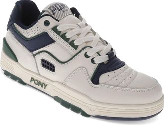 Pony Mens M100 Low Archive Genuine Leather Premium Lace Up Athletic Sneaker Shoe