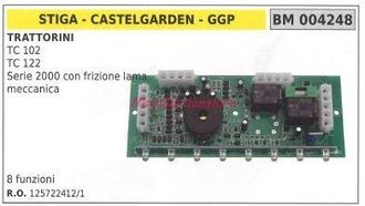 STIGA Sports Placa Electr&oacute;nica Castelgarden Tractor Tc 102 122 Serie 2000 004248