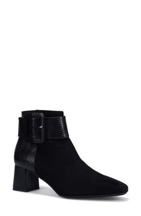 Ron White Lana Weatherproof Buckle Bootie in Onyx at Nordstrom Rack, Size 9Us / 39.5Eu