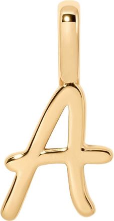 Made by Mary Script Initial Charm Gold Vermeil in Gold Vermeil Initial A at Nordstrom