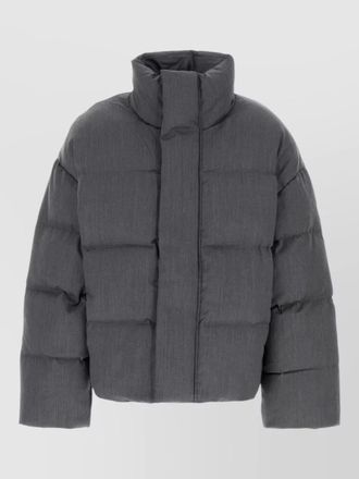 Entire studios wool down jacket high collar quilted