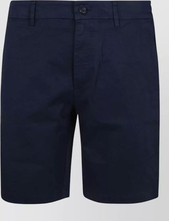 Eleventy tailored shorts belt loops back pockets