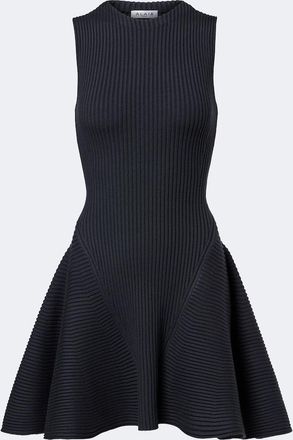 Alaia Ala&iuml;a Abito corto in misto lana a coste
