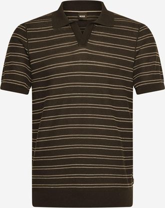 HUGO BOSS Polo Hugo Boss in misto cotone a righe