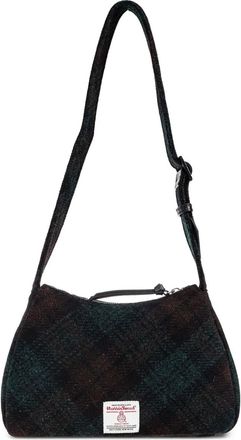 Vivienne Westwood Kate geruite schoudertas met Orb-plakkaat - Zwart