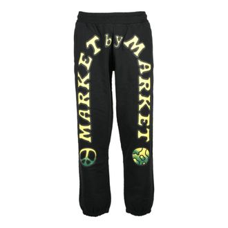 Market Market, Broeken, Heren, Zwart, M, Katoen, Katoenen Casual Broek